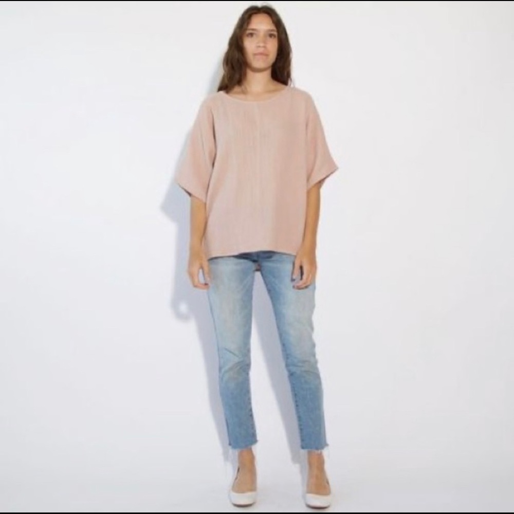 HDH basics short sleeve dusty rose